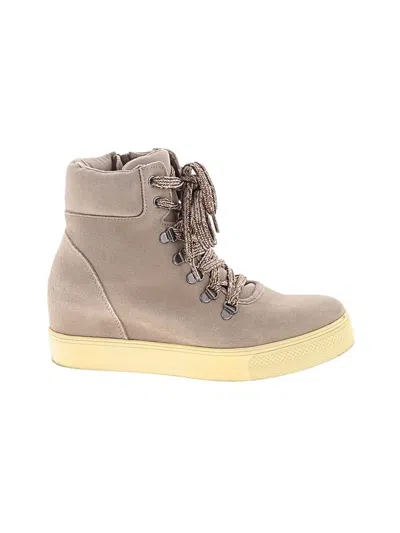 Pre-owned Steve Madden Ankle Boots In Gray