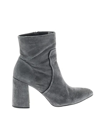 Pre-owned Steve Madden Ankle Boots In Gray