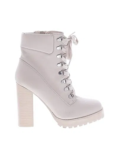 Pre-owned Steve Madden Ankle Boots In Gray