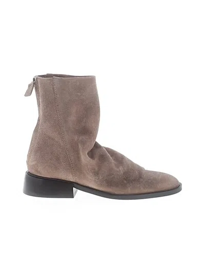 Pre-owned Steve Madden Ankle Boots In Gray