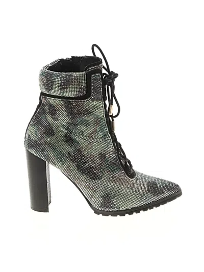 Pre-owned Steve Madden Ankle Boots In Green