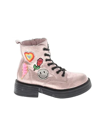 Pre-owned Steve Madden Kids' Ankle Boots In Pink