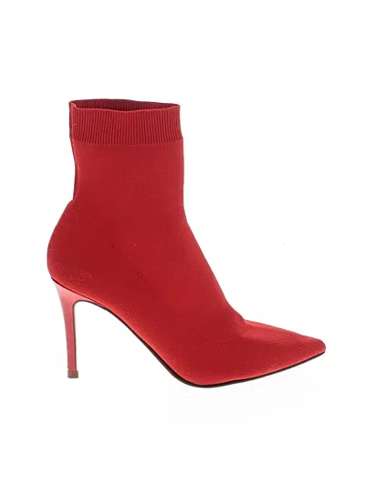 Pre-owned Steve Madden Ankle Boots In Red
