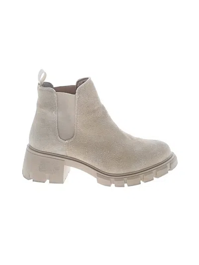 Pre-owned Steve Madden Ankle Boots In Tan