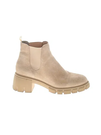 Pre-owned Steve Madden Ankle Boots In Tan