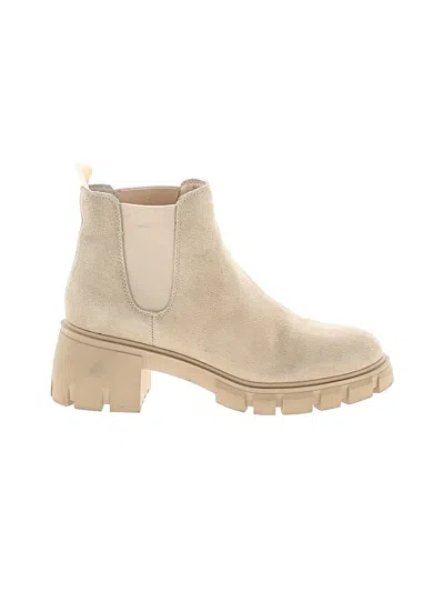 Pre-owned Steve Madden Ankle Boots In Tan