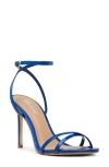 Steve Madden Ankle Strap Stiletto Sandal In Blue