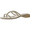 Steve Madden Annah Womens Braided Suede Slide Sandals
