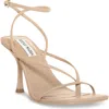 Steve Madden Annie Ankle Strap Sandal In Natural