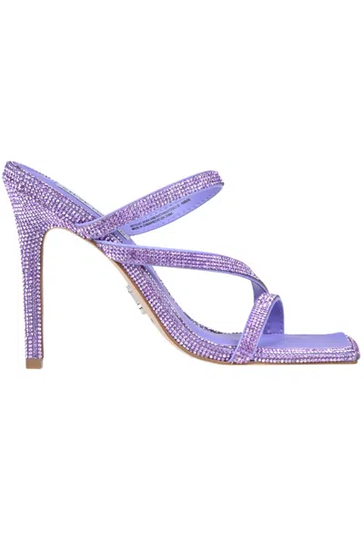 Steve Madden Annual Embellished Mules In Purple