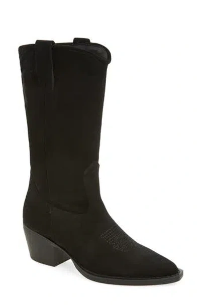 Steve Madden Anslee Western Boot In Black