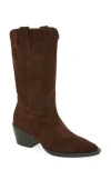 Steve Madden Anslee Western Boot In Brown