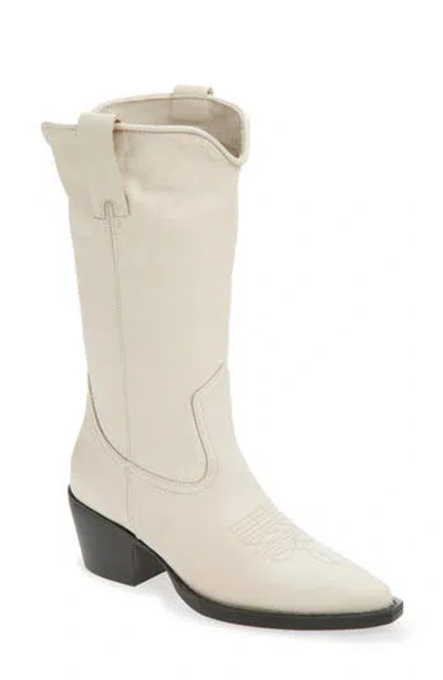 Steve Madden Anslee Western Boot In White