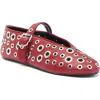 Steve Madden Ansley Ballet Flat In Red