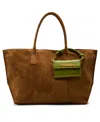 Steve Madden Antonia Magnetic Tote Bag In Brown