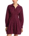 Steve Madden Arielle Dress In Burgundy
