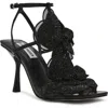 Steve Madden Aries Ankle Strap Sandal In Black