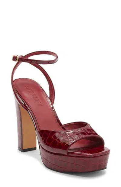STEVE MADDEN STEVE MADDEN ASSURED ANKLE STRAP PLATFORM SANDAL