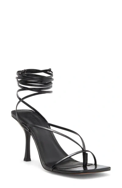 Steve Madden Athea Ankle Strap Sandal In Black