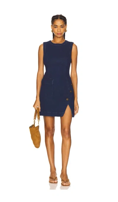 Steve Madden Audrina Dress In Blue