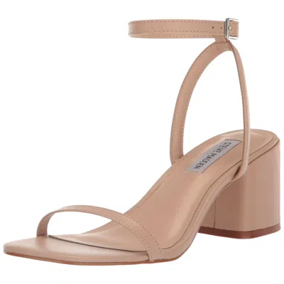 Steve Madden Audrina Sandal Natural Leather Audr11s1-230 Women's In Animal Print