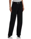 Steve Madden Avaline Crystal Embellished High Waist Relaxed Straight Leg Jeans In Multi