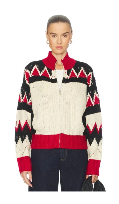 Steve Madden Averia Sweater Jacket. - In White