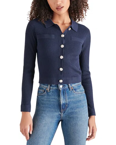 Steve Madden Ayda Cardigan Sweater In Marine