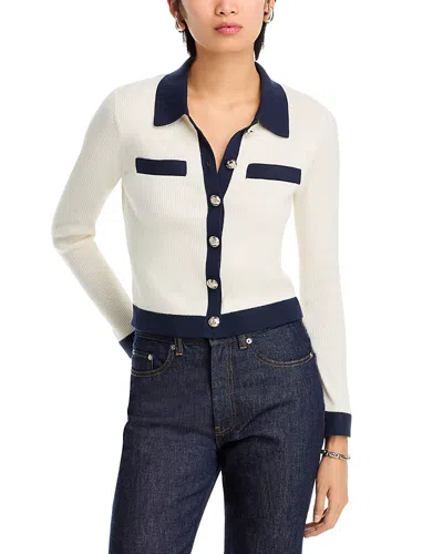 Steve Madden Ayda Cardigan Sweater In Whisper White