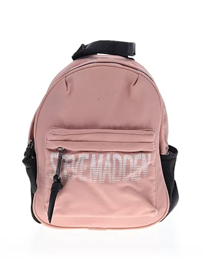 Pre-owned Steve Madden Backpack In Pink