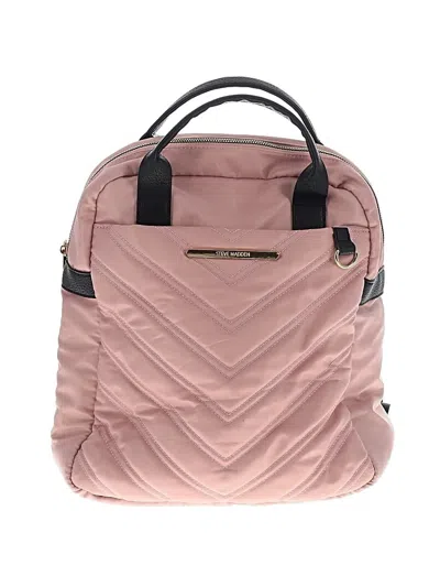 Pre-owned Steve Madden Backpack In Pink