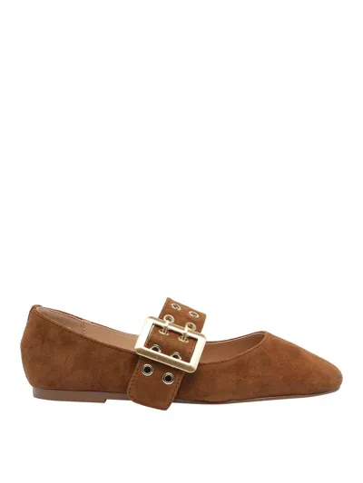Steve Madden Atlantica Ballets In Brown