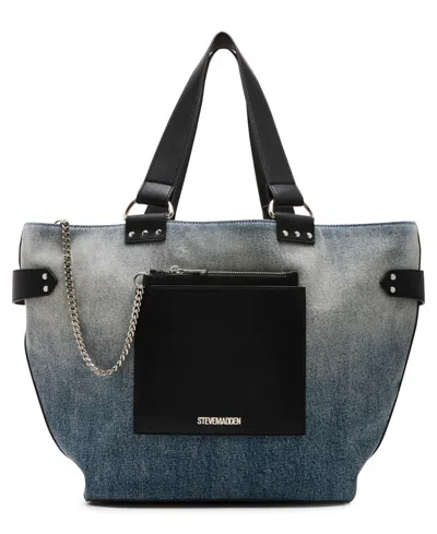 Steve Madden Balisia Tote Bag In Denim