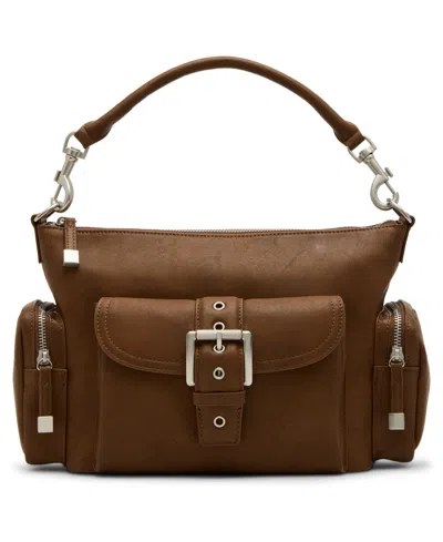 Steve Madden Bandrew Cargo Medium Shoulder Bag In Saddle