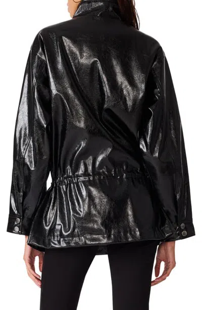 Steve Madden Banks Faux Leather Jacket In Black
