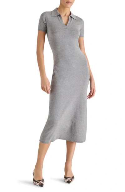 Steve Madden Banks Polo Midi Sweater Dress
