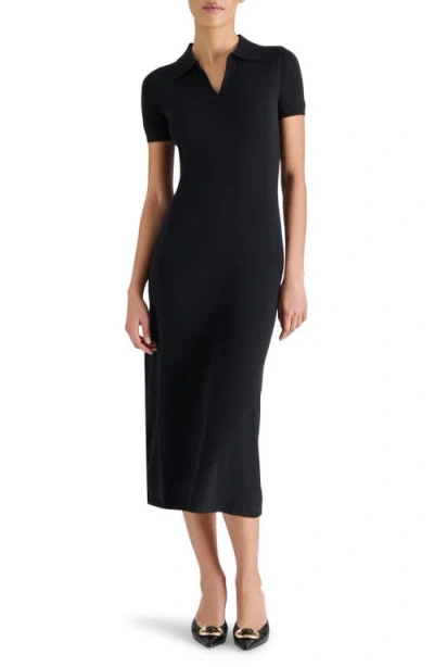Steve Madden Banks Polo Midi Sweater Dress