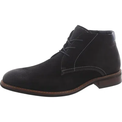Steve Madden Baran Mens Nubuck Lace-up Chukka Boots In Multi