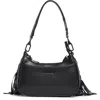 Steve Madden Bcecile Fringe Shoulder Bag In Black