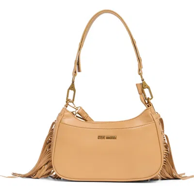 Steve Madden Bcecile Fringe Shoulder Bag In New Saddle