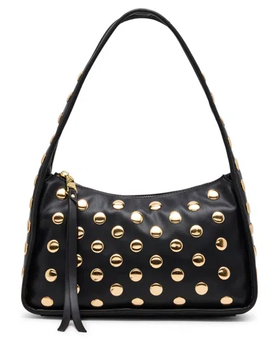 Steve Madden Bcheyann Studded Hobo In Black