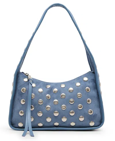 Steve Madden Bcheyann Studded Shoulder Bag In Blue
