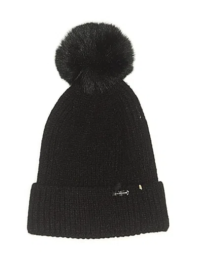 Pre-owned Steve Madden Beanie Hat In Black