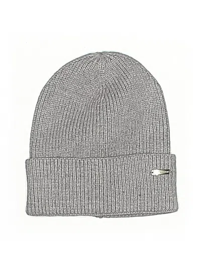 Pre-owned Steve Madden Beanie Hat In Gray