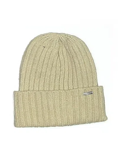 Pre-owned Steve Madden Beanie Hat In Green