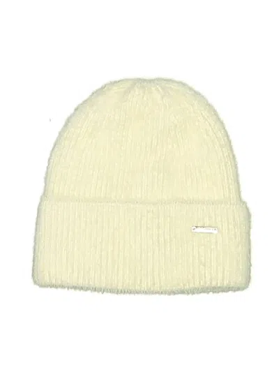 Pre-owned Steve Madden Beanie Hat In Ivory