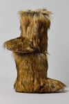 Steve Madden Beastie Faux Fur Boot In Brown, Women's At Urban Outfitters In Brown