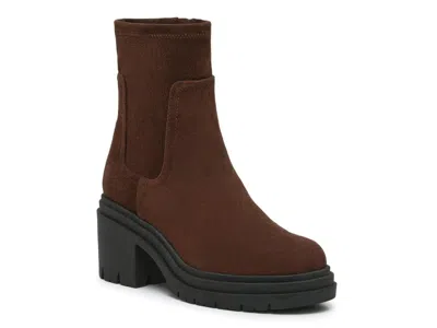 Steve Madden Beck Platform Bootie In Brown