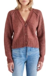 Steve Madden Beckie V-neck Cardigan In Baked Apple