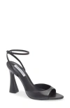 Steve Madden Beki Heel In Black Leather